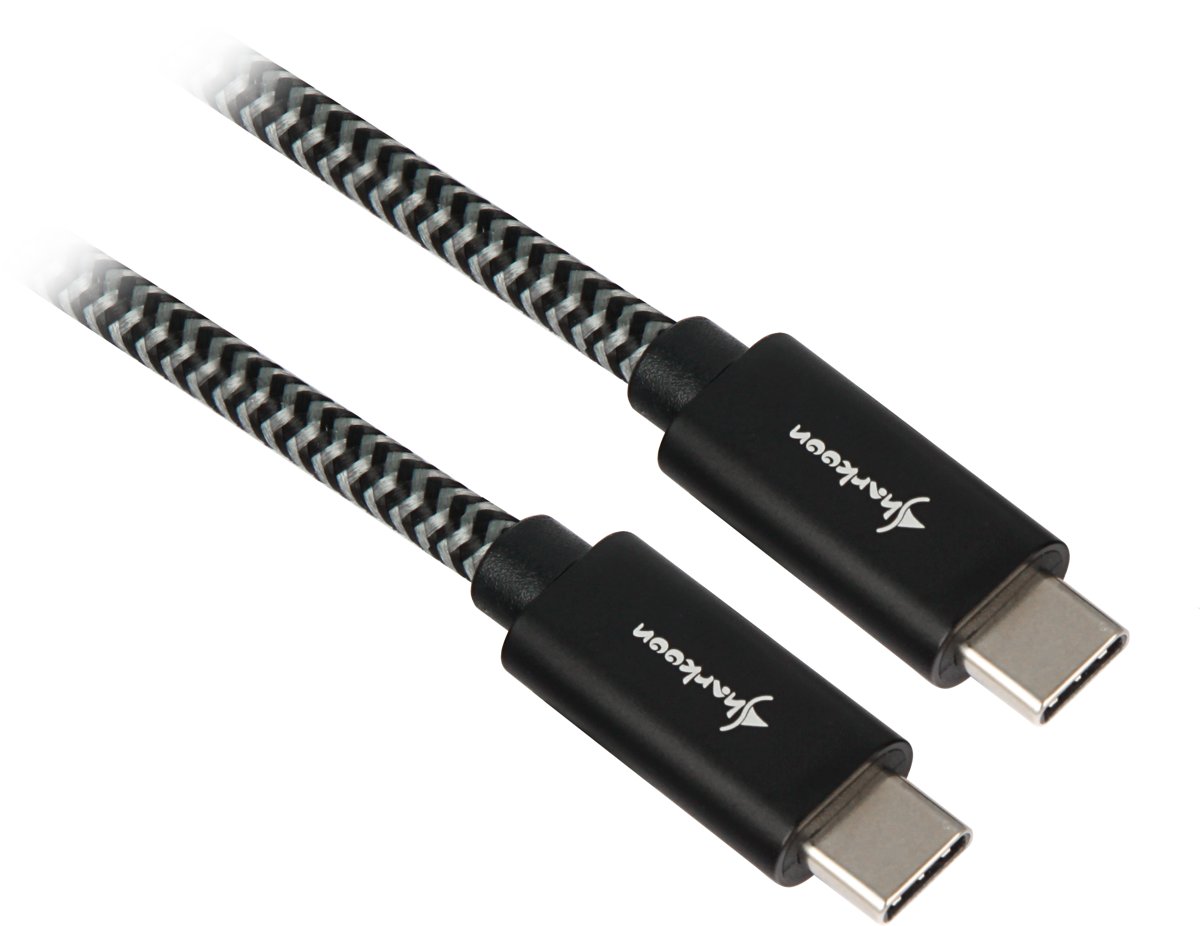 Sharkoon USB 3.1 kabel, USB-C > USB C kabel